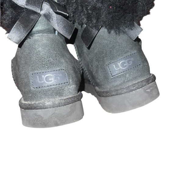 Ugg Women's Black Shearling Boots 9 - Picture 5 of 6